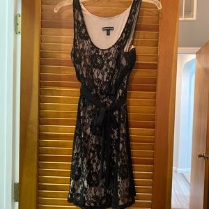Black Lace Dress from Express. Size Medium.